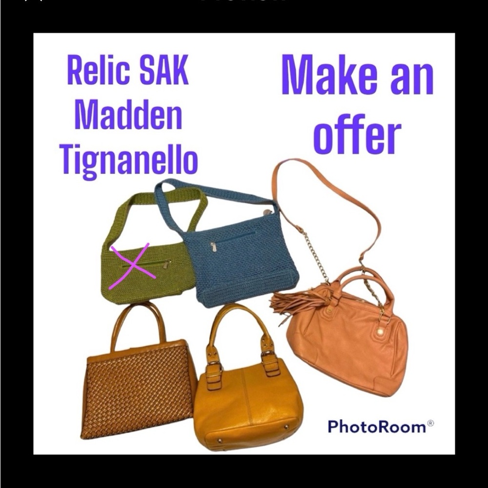 COPY Set of Bags Tignanello Relic The SAK Steve Madden (See For Sale Listing)